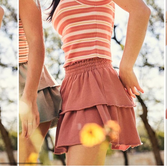 aerie ruffle mini skirt - Picture 6 of 10